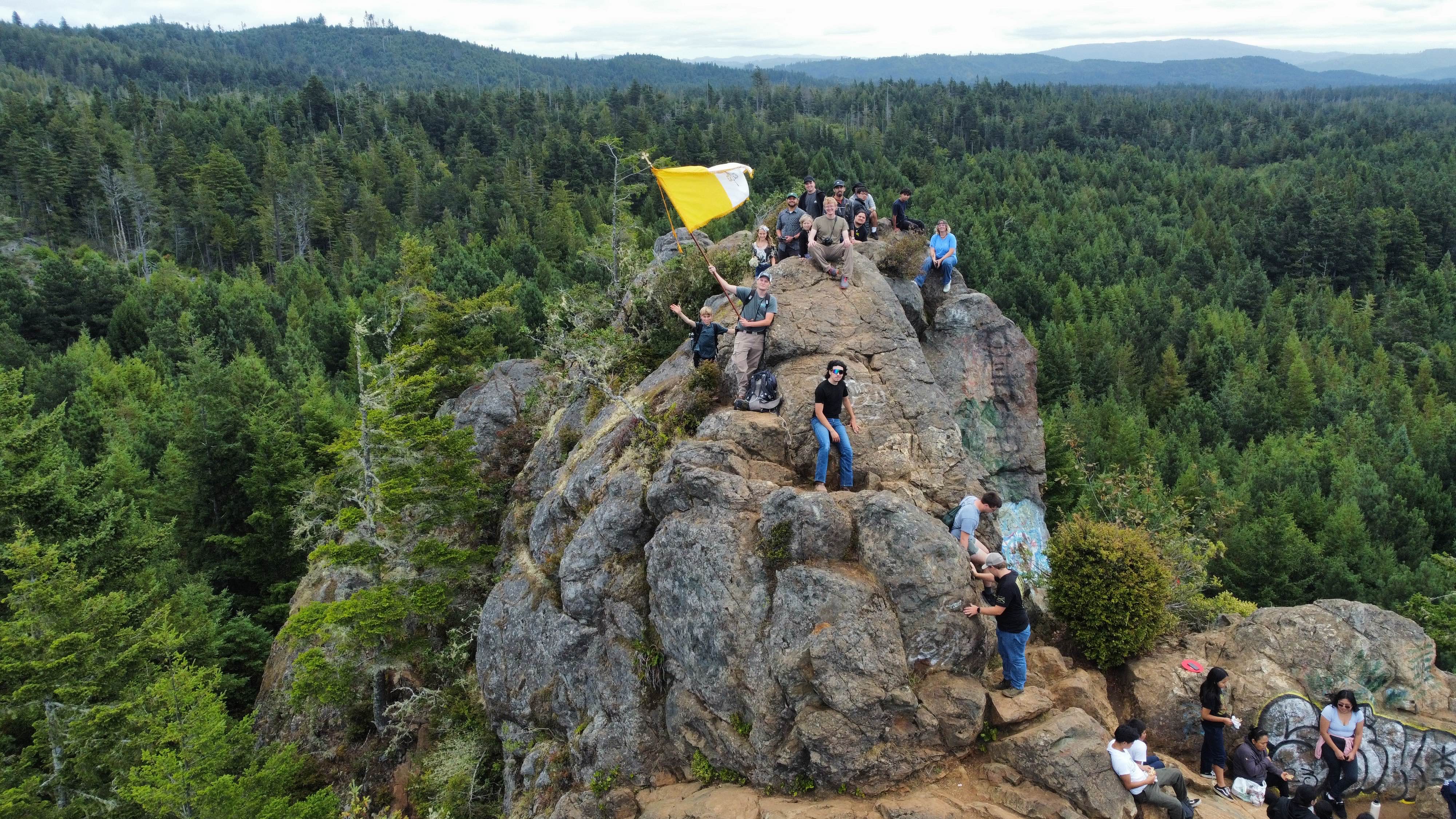 Strawberry Rock Hike and First Saturday Mass 